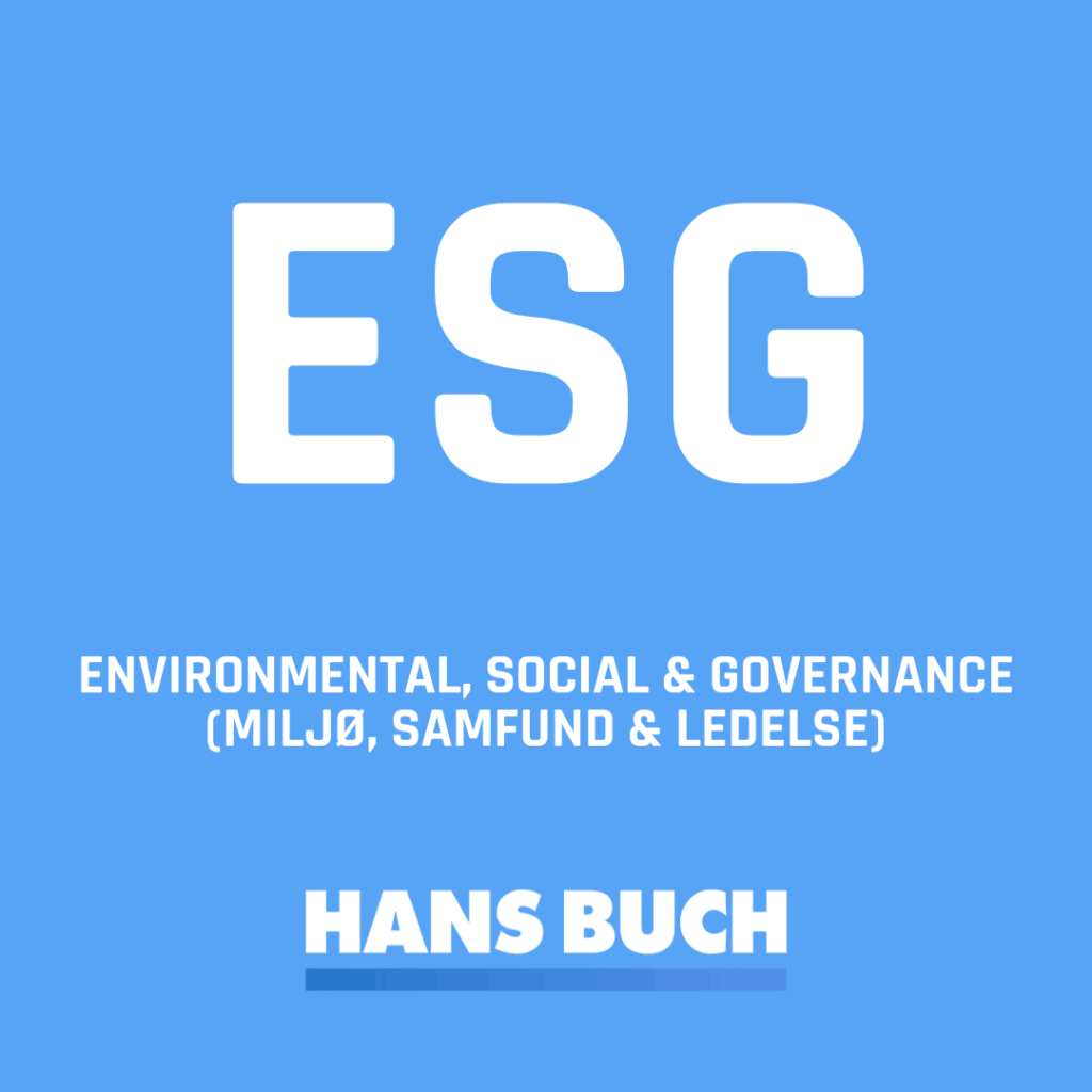 Esg grafik. Hvad er ESG?