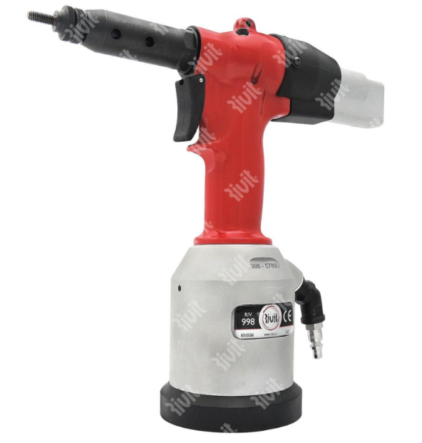 RIV998-Hydraulic tool for rivet nuts in a box with tie rod and heads from M3 to M12 RIV998 - Image 4