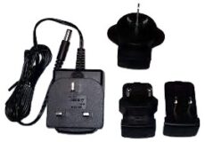 Crowcon Multi-region strømforsyning (UK, EU, US og australsk adapter)