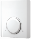 Sauter TRT room thermostat 230V, measuring range 10…28 °C.
